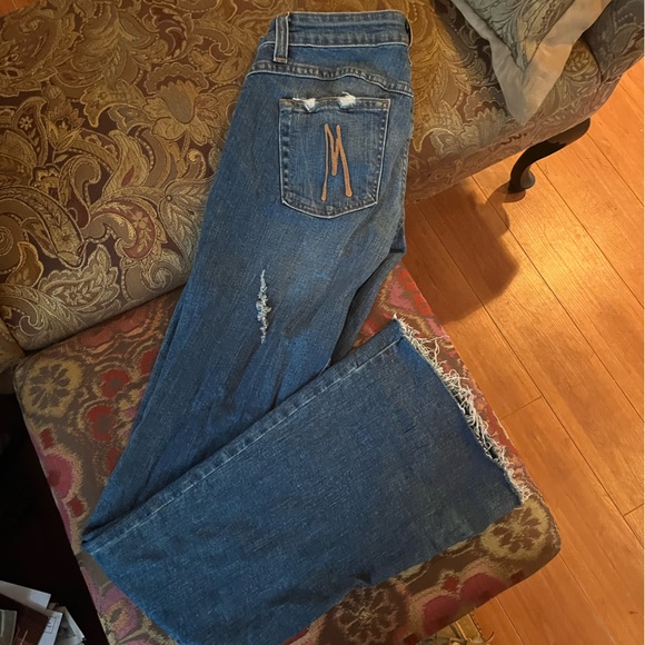 Marciano | Vintage Distressed Flare Hippie Jeans | size 27 - Picture 6 of 7